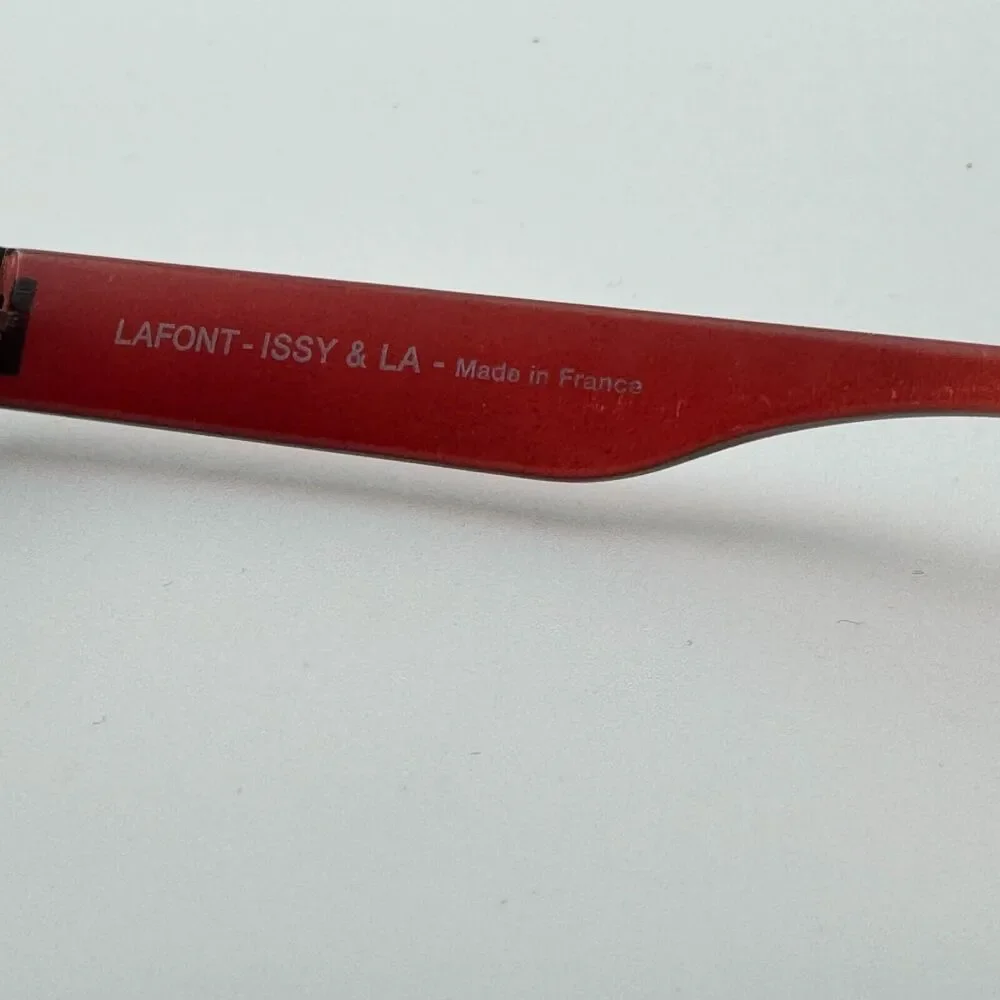 Lafont Issy & La Red Metal Rectangular Glasses France Adonis 196 49 17 135 13064